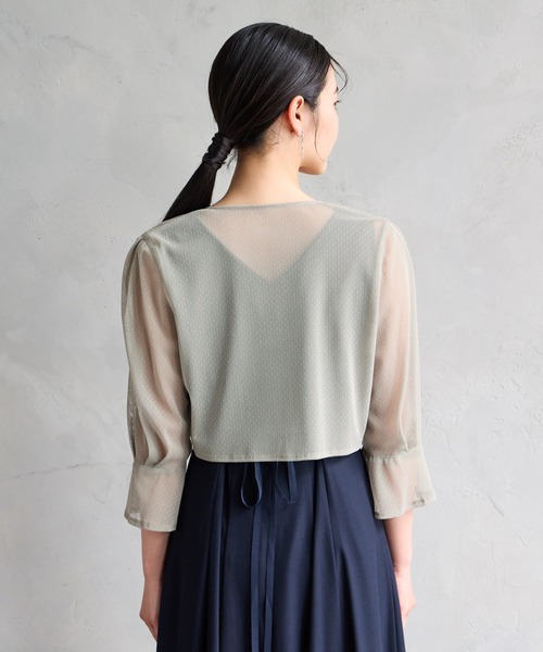 「AIMER」 ボレロ MEDIUM カーキ レディース_画像6