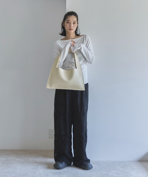 「feepur」 長袖カットソー MEDIUM オフホワイト レディース_画像3