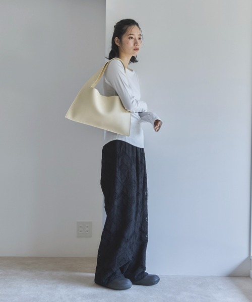 「feepur」 長袖カットソー MEDIUM オフホワイト レディース_画像4