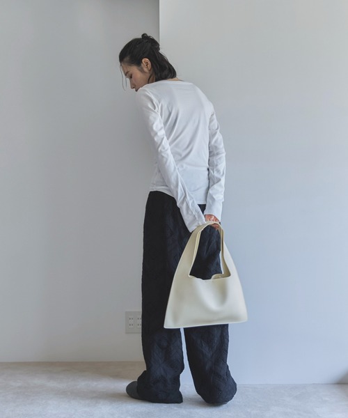 「feepur」 長袖カットソー MEDIUM オフホワイト レディース_画像5