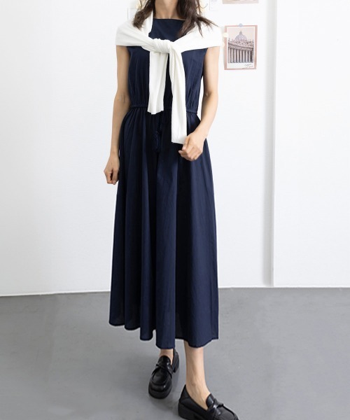 「Miniministore」 ノースリーブワンピース L ブラック レディース_画像2