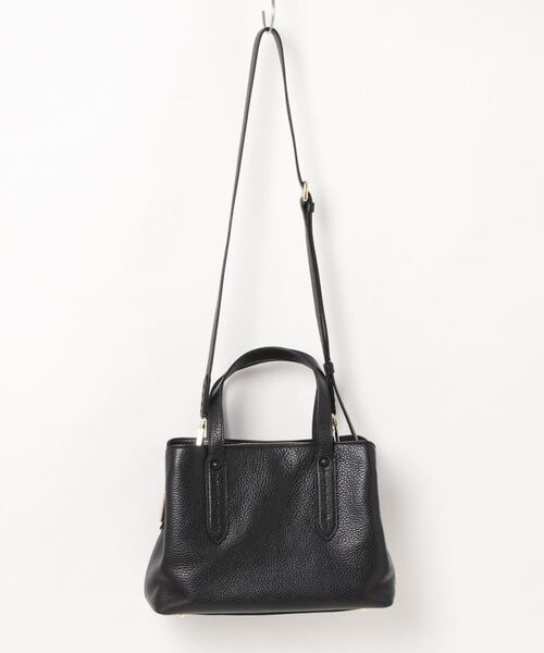 LANVIN en Bleu ハンドバッグ ブラック 黒 2way LANVIN en Bleu 「LANVIN Bleu」 2WAYバッグ FREE ブラック レディース