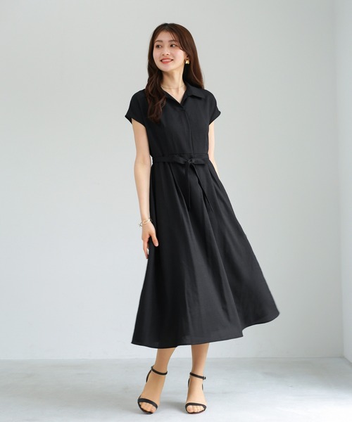 Emilyan（エミリアン） ワンピース 夏 半袖 「 きちんと見えが叶う