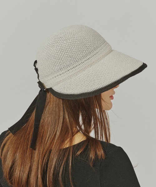 Chapeau d' O（シャポードオー） 帽子 M/57.5cm ホワイト レディース