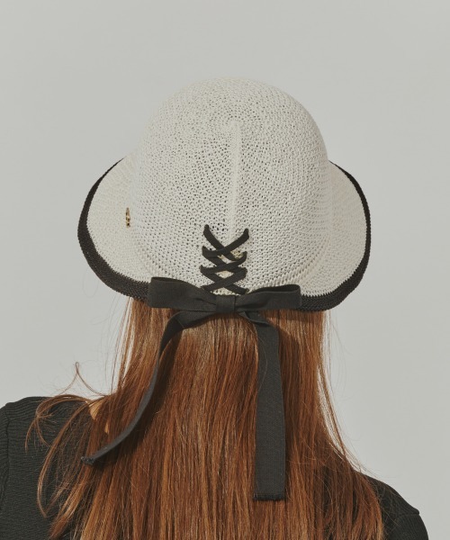Chapeau d' O（シャポードオー） 帽子 M/57.5cm ホワイト レディース