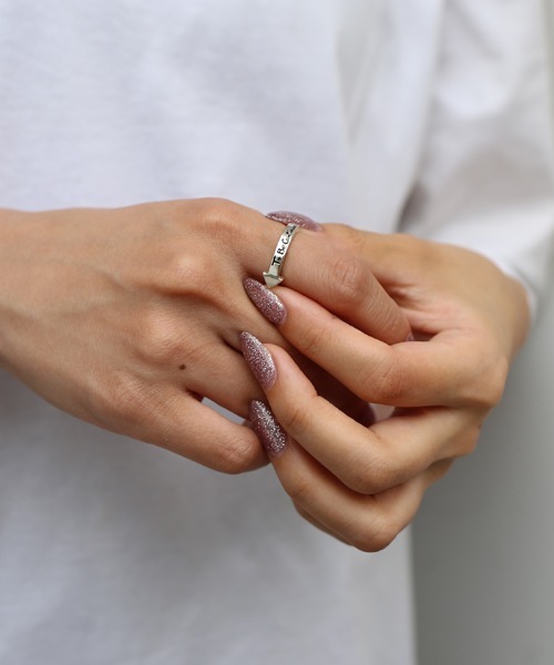 ジョジョの奇妙な冒険」 リング #7 シルバー メンズ : ZOZOTOWN Yahoo