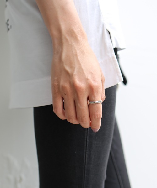 ジョジョの奇妙な冒険 シルバーリング ジョジョの奇妙な冒険」 リング #7 シルバー メンズ : ZOZOTOWN Yahoo