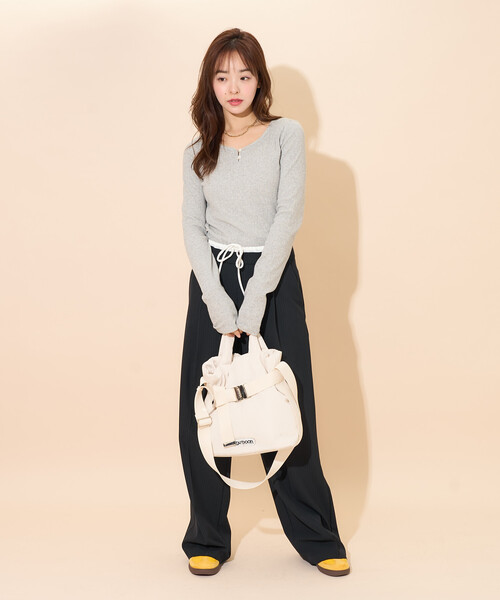 「OUTDOOR PRODUCTS」 2WAYバッグ ONE SIZE シルバー レディース_画像5