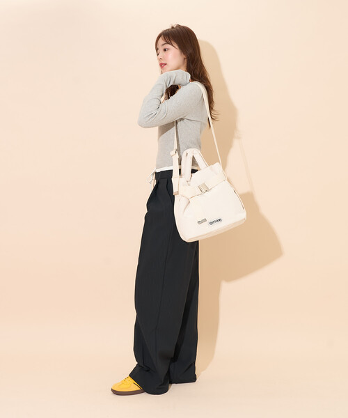 「OUTDOOR PRODUCTS」 2WAYバッグ ONE SIZE シルバー レディース_画像6