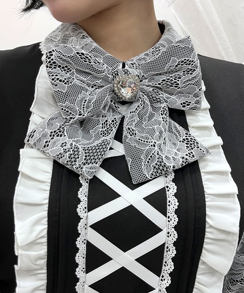 「DearMyLove」 長袖ワンピース MEDIUM ブラック レディース_画像5