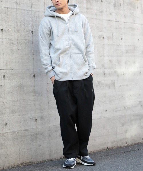 「LIFEMAX」 ジップアップパーカー XX-LARGE グレー メンズ_画像4