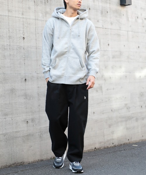 「LIFEMAX」 ジップアップパーカー XX-LARGE グレー メンズ_画像5