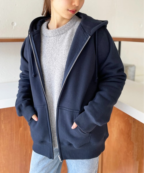 「LIFEMAX」 ジップアップパーカー XX-LARGE グレー メンズ_画像6