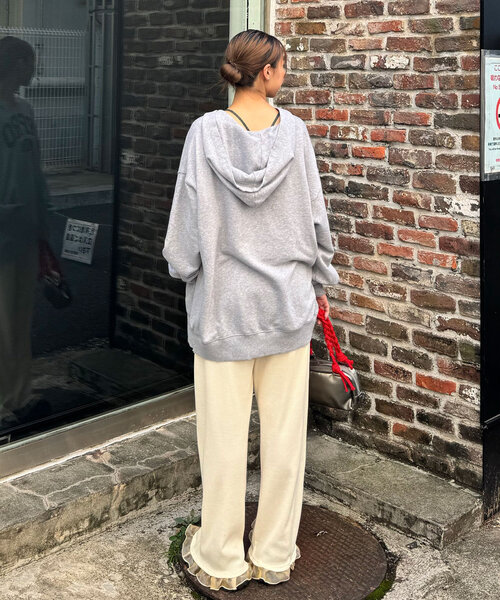 「CIAOPANIC」 イージーパンツ MEDIUM グレー レディース_画像8