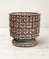 �ԕr �u���ꌊ�E�󂯎M�t���vYARD inc - CUBIC pot �� saucer - �i�q�͗l���֖�̕\����y���ޖ�3�`5���Ή��̃Z���~�b�N�A�ؔ��V���[�Y�@M�T�C�Y �֘A�摜2