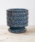 �ԕr �u���ꌊ�E�󂯎M�t���vYARD inc - CUBIC pot �� saucer - �i�q�͗l���֖�̕\����y���ޖ�3�`5���Ή��̃Z���~�b�N�A�ؔ��V���[�Y�@M�T�C�Y �֘A�摜4