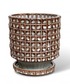 �ԕr �u���ꌊ�E�󂯎M�t���vYARD inc - CUBIC pot �� saucer - �i�q�͗l���֖�̕\����y���ޖ�3�`5���Ή��̃Z���~�b�N�A�ؔ��V���[�Y�@M�T�C�Y �֘A�摜5