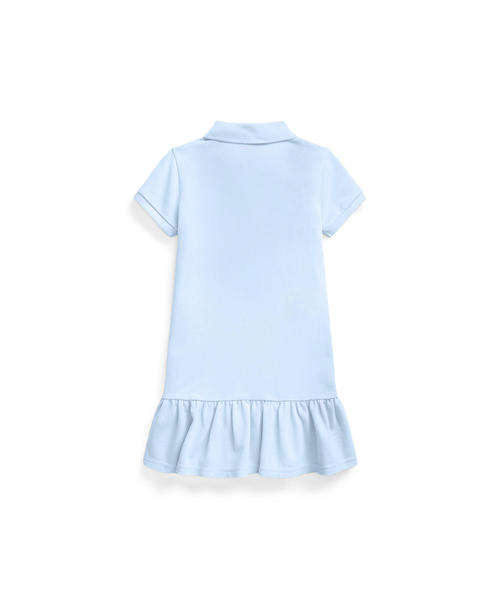 ワンピース コットン メッシュ ポロドレス RALPH ラルフ コットン メッシュ POLO LAUREN CHILDRENSWEAR，ポロ ローレン