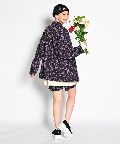 【美品】完売 ALDIES Sweetest セットアップ ナイロン 総柄 刺繍 美品】完売 ALDIES Sweetest セットアップ ナイロン 総柄 刺繍