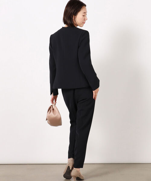 【美品】NOLLEYS ノーカラー　春 NOLLEY'S 「NOLLEY'S」 ノーカラージャケット 36 ベージュ