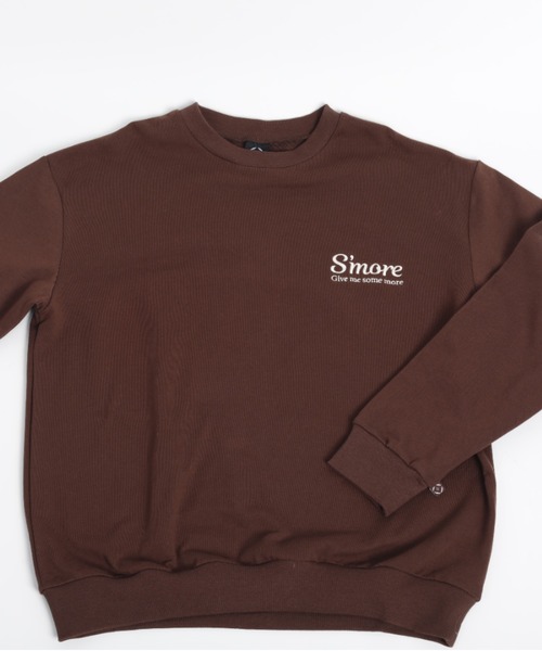 トレーナー スウェット COTTON CREW NECK BIG SWEAT - S'more recipe レディース メンズ | S'more | 22