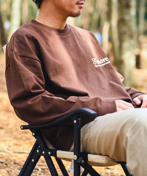 トレーナー スウェット COTTON CREW NECK BIG SWEAT - S'more recipe レディース メンズ | S'more | 14