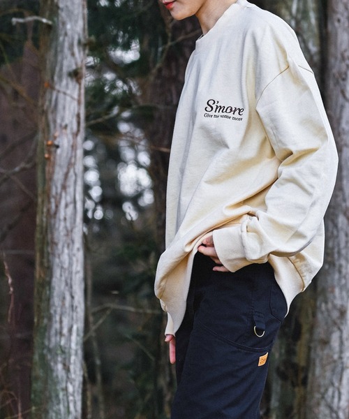 トレーナー スウェット COTTON CREW NECK BIG SWEAT - S'more recipe レディース メンズ | S'more | 06