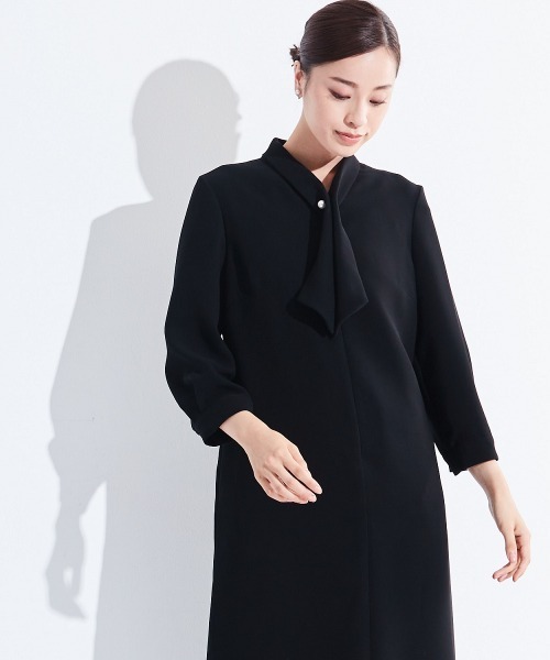 Callarus」「喪服・礼服」日本製生地使用洗える防しわデザイン  