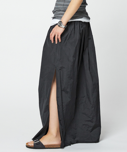 AP STUDIO スカート 「TanC TOKYO/タンクトウキョウ」taffeta slit SK