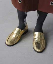 【まとめ買い】 SANSeLF ローファー オリジナルメタリックローファー Se 靴