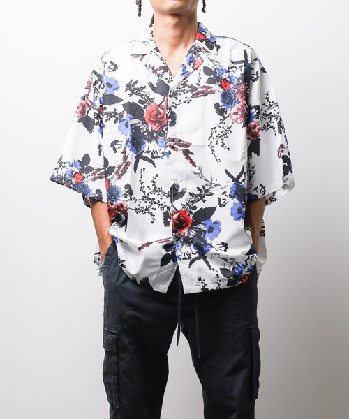 NO WAY シャツ /オーバーサイズ/アロハシャツ メンズ レディース