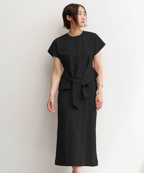 週末セール✨美品✨MEYAME半袖 カットソーワンピース ブラック Mia ワンピース 半袖 プレシャスセットアップ : ZOZOTOWN Yahoo!店