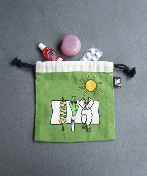 GLOBAL FORME CONCRETE ポーチ 「AND PACKABLE」KINCHAKU POUCH
