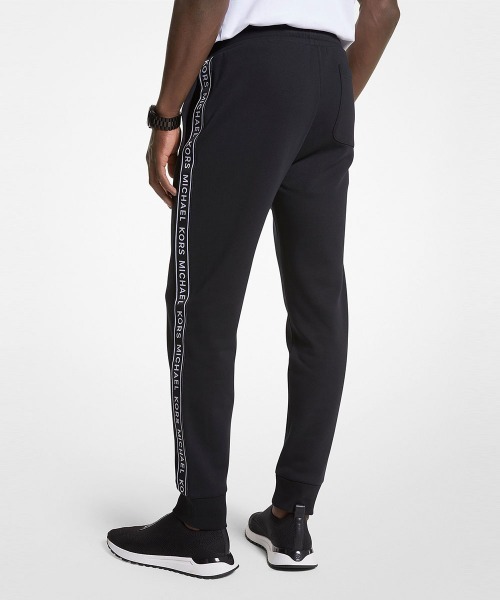 【希少】MICHAEL KORS ロゴテープ スウェット セットアップ M 黒 MICHAEL KORS（マイケルコース） スウェットパンツ ジャージ MK ロゴ
