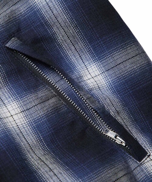 赤字超特価,豊富な 「CRIMIE」 ブルゾン SMALL ブラック×ブルー メンズ