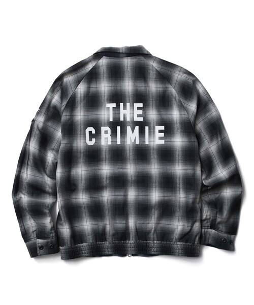 赤字超特価,豊富な 「CRIMIE」 ブルゾン SMALL ブラック×ブルー メンズ