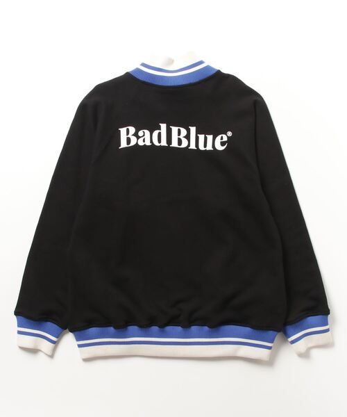 BadBlue ジャージ (バッドブルー) Logo Zipup Jersey Black