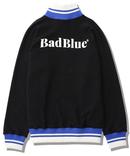 ☆23SS☆【Bad Blue】☆Patch Jerse.y☆ジャージ☆関税込☆ BadBlue ジャージ (バッドブルー) Logo Zipup Jersey Black