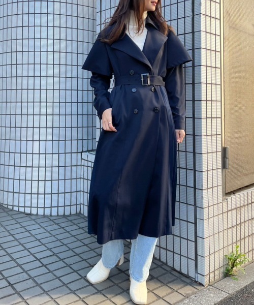 レディース 韓国 コート ミディアム丈 コントラストカラー c576 楽天市場】ステンカラープリンセスウールコート レディース