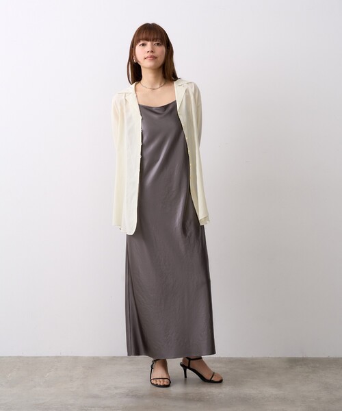 CODE A ブラウス シャツ sheer long shirt レディース : ZOZOTOWN