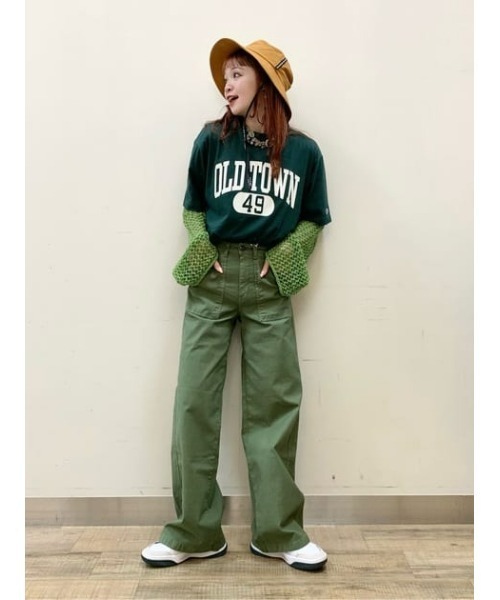 GALLE Paris 売れ筋商品|||ガレパリ Tシャツ トップス レディース T-shirts Green チチカカ Tシャツ ティーシャツ トップス レディース メンズ