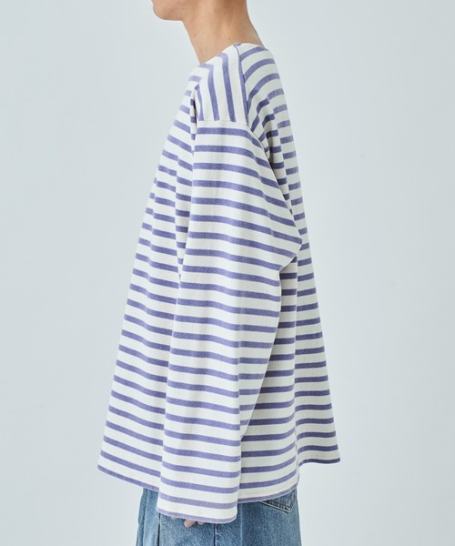Tシャツ・カットソー SATUR (W) Bon Voyage Border Long Sleeve 5SA010 SATUR (W) Bon Voyage Border Long Sleeve 5SA010 (SATUR/T