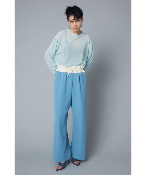 HeRIN.CYE パンツ Drost gather pants ドロストギャザーパンツ