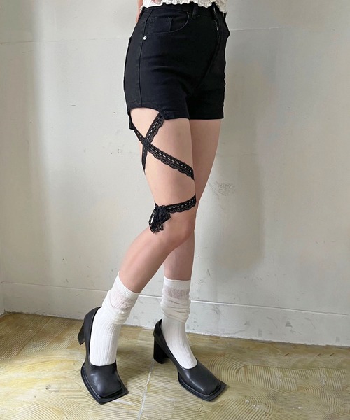 Jewelobe（ジュエローブ） パンツ レースリボンマイクロショートパンツ