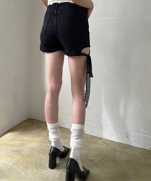 Jewelobe（ジュエローブ） パンツ レースリボンマイクロショートパンツ
