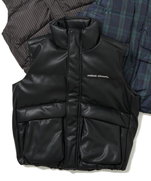   M ダウンベスト mihns closet（ミンズクローゼット） ダウンベスト ベスト 「mihns