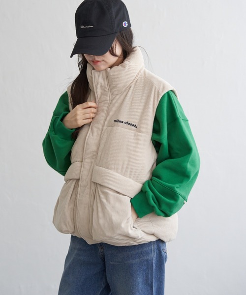 mihns closet（ミンズクローゼット） ダウンベスト ベスト 「mihns