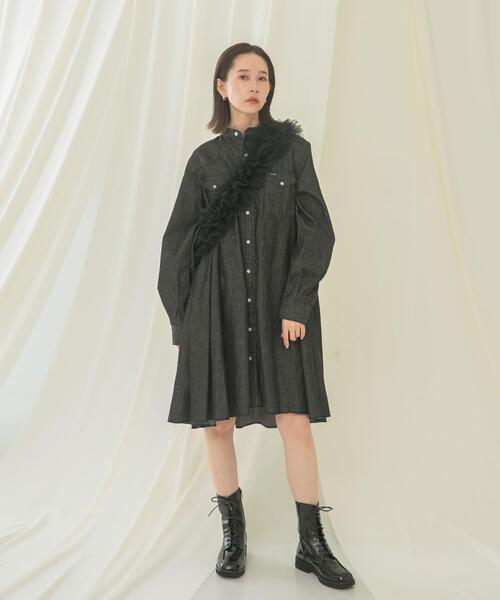 アーバンリサーチ ロッソ（URBAN RESEARCH ROSSO）/『別注』Wrangler×ROSSO　WESTERN MINI DRESS Wrangler（ラングラー） ワンピース 「別注」Wrangler×ROSSO WESTERN