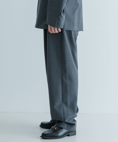 新品 ATON ATON WOOL TROPICAL TAPERED PANTS WOOL TROPICAL | TAPERED EASY PANTS – ATON | エイトン