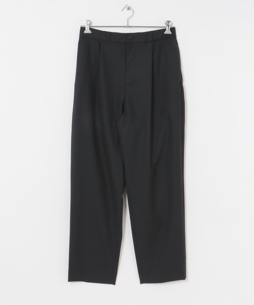 ATON パンツ ATON WOOL TROPICAL TAPERED PANTS メンズ